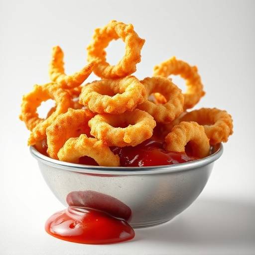 Fried Calamari served with marinara sauce